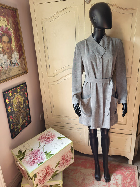 Emporio Armani Belted Jacket Dress