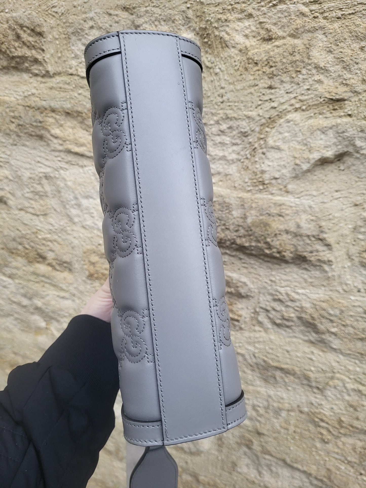 Gucci GG Matelassé Quilted Leather Shoulder Bag