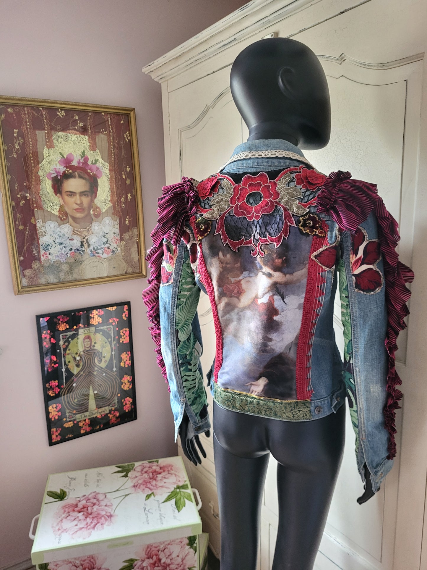 Vintage Embroidered Denim Jacket