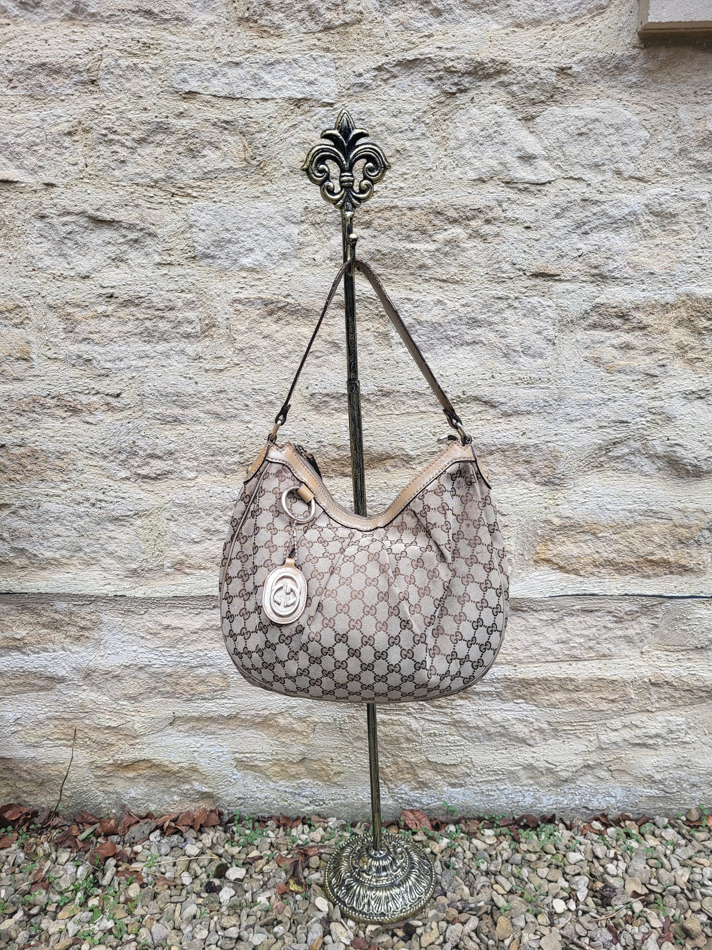 Vintage Gucci Sukey GG Monogram Hobo Bag