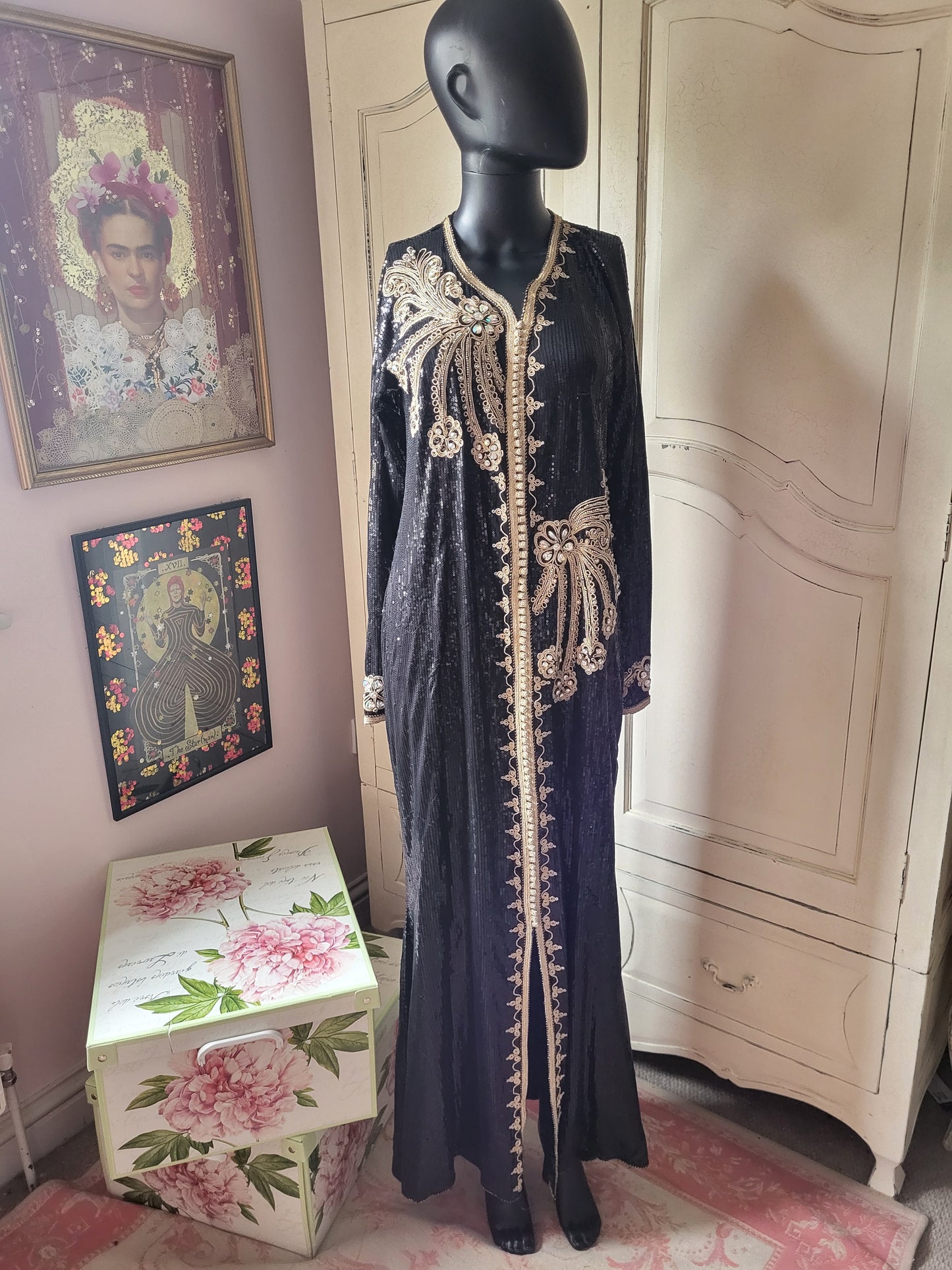 Vintage Moroccan Sequin Robe