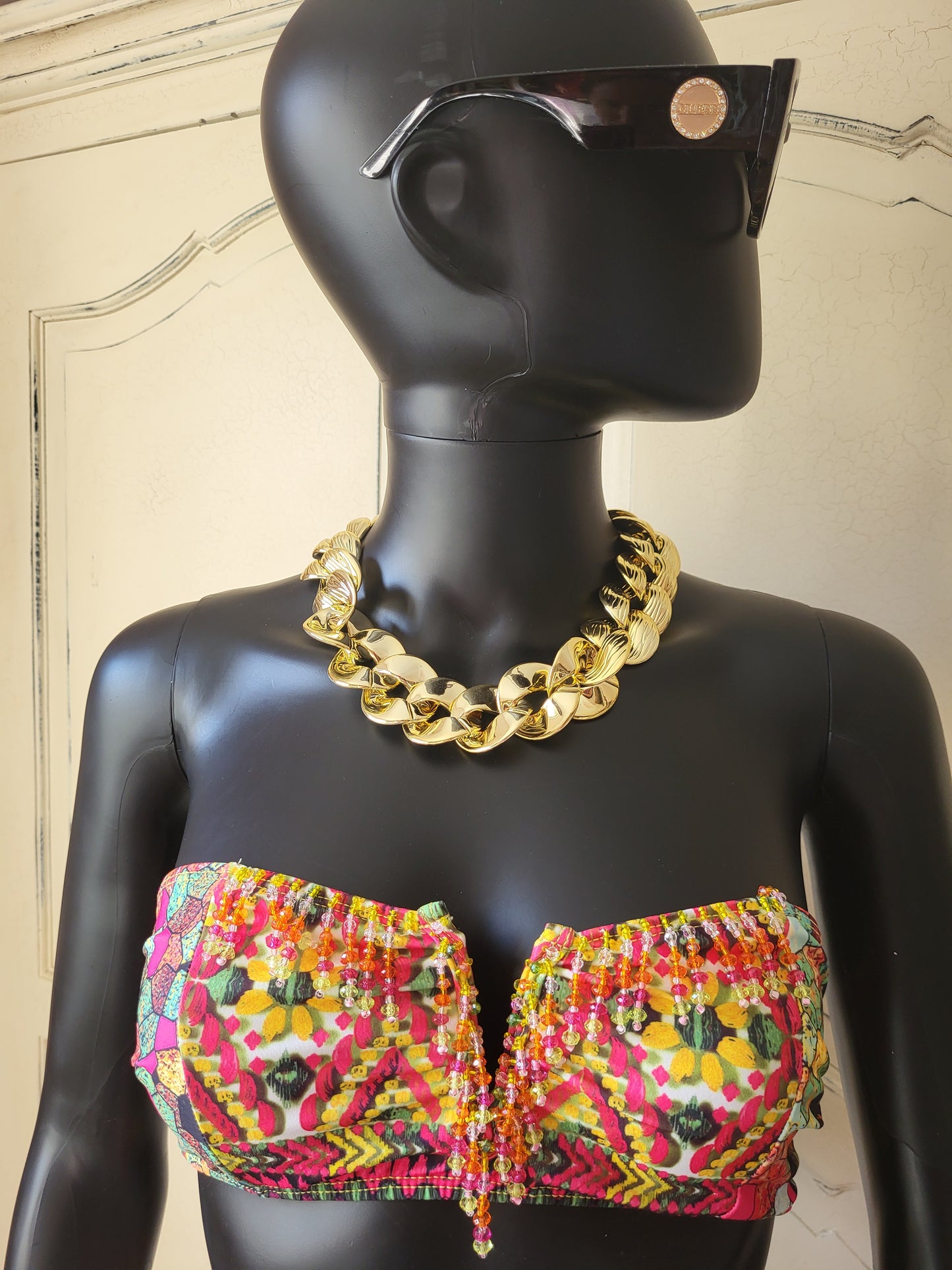 Paradizia Beaded Bandeau Bikini