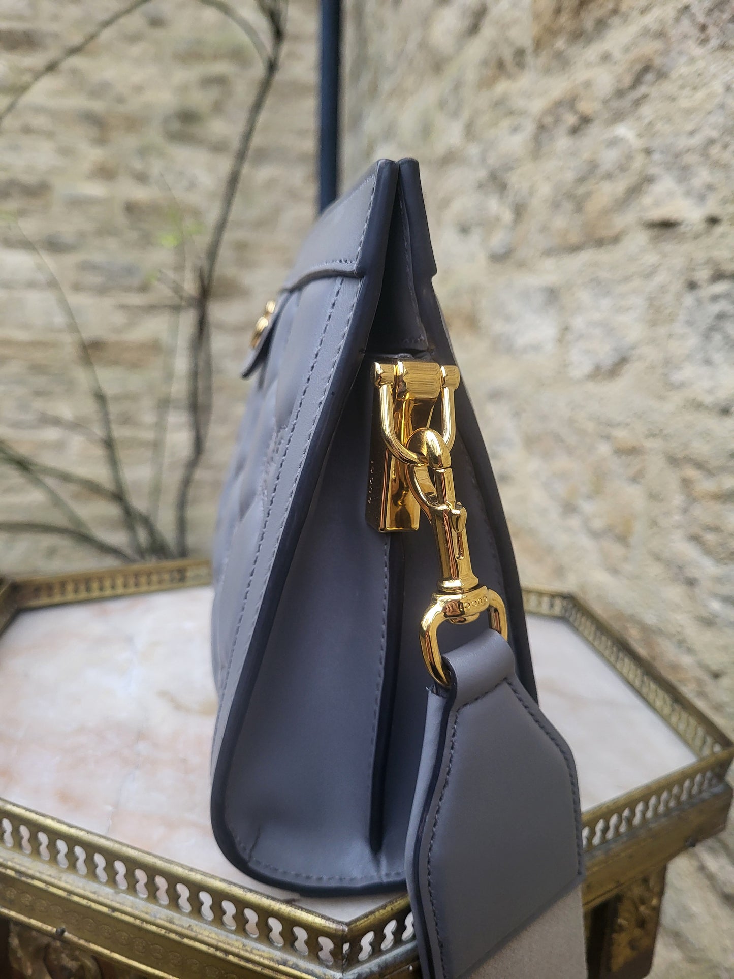 Gucci GG Matelassé Quilted Leather Shoulder Bag