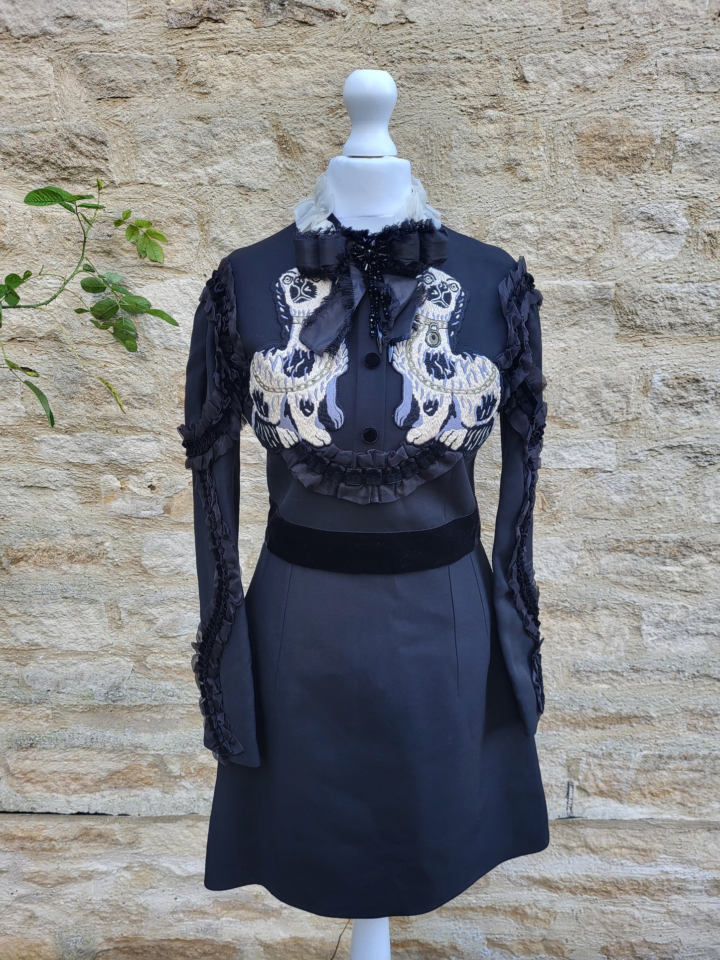 Gucci Alessandro Michele Beaded Bosco & Orso Dress