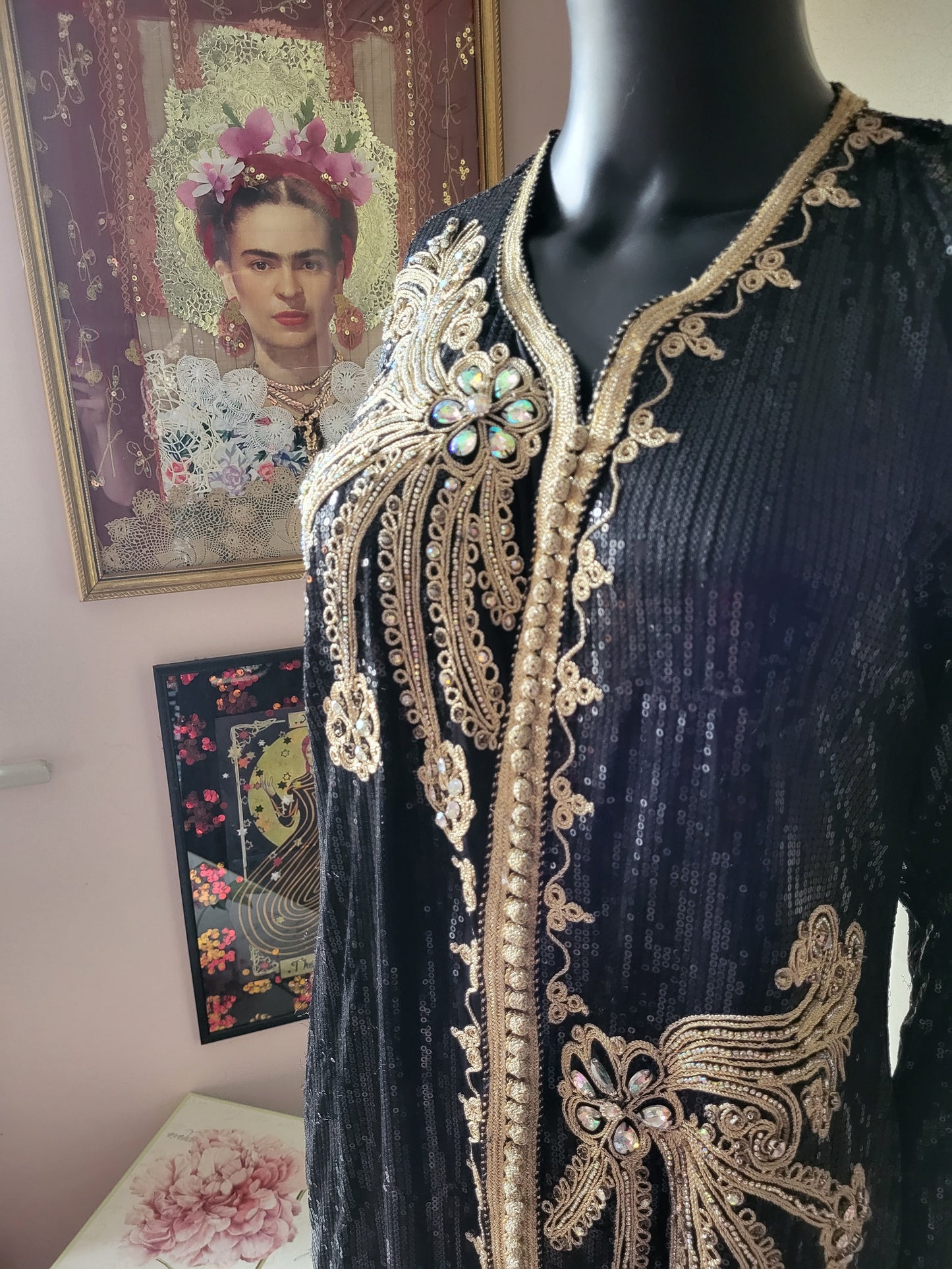 Vintage Moroccan Sequin Robe