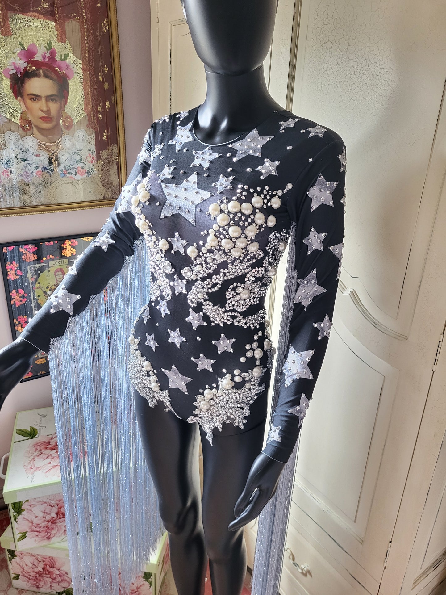 Born in Stockholm Star Fringe Bodysuit