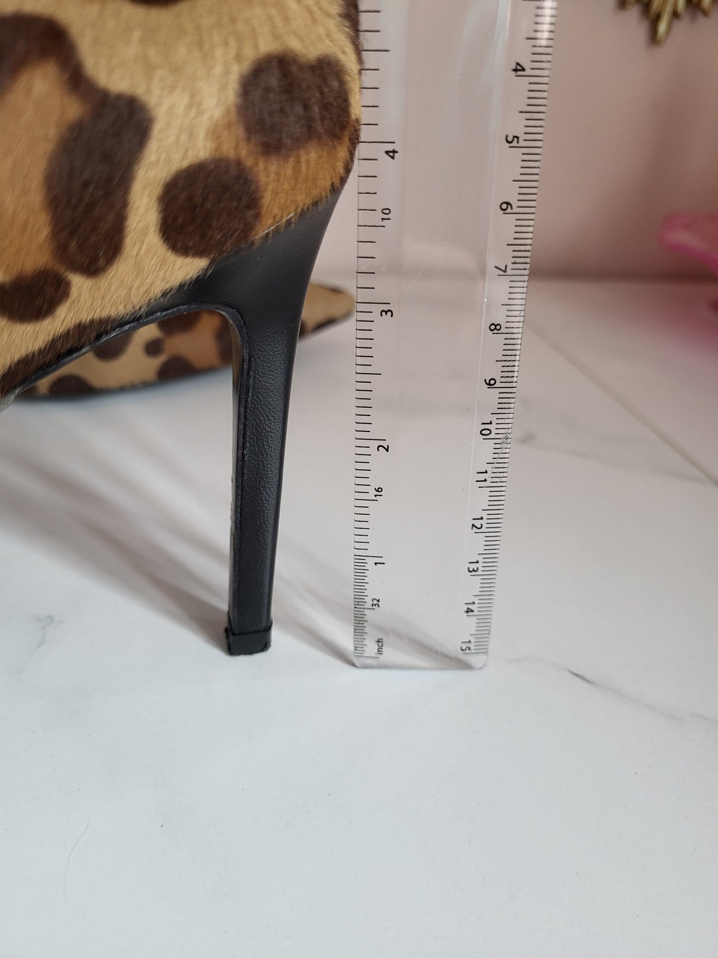 Russell & Bromley Ponyskin Leopard Court Heels