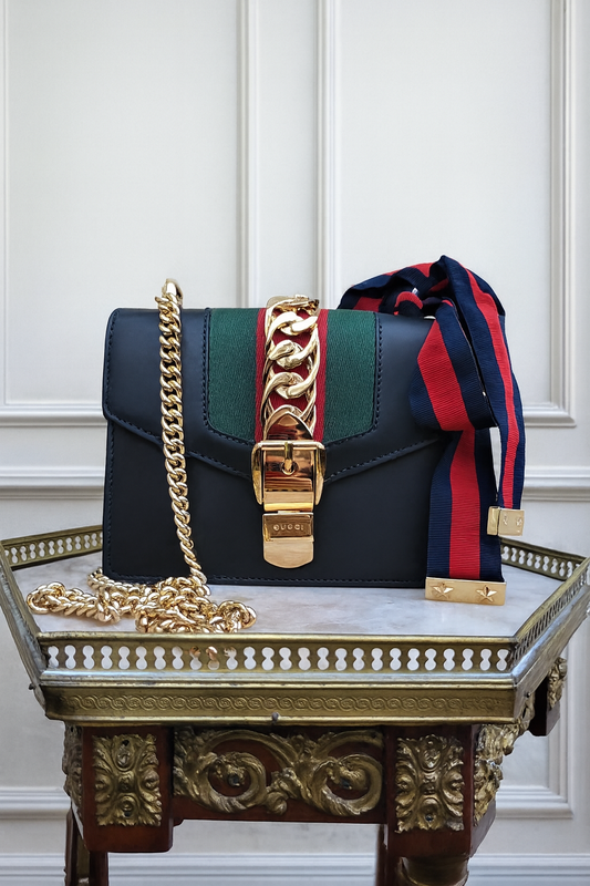 Gucci Sylvie Leather Shoulder Bag