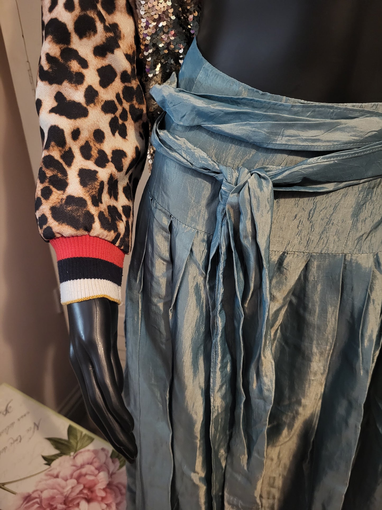 Sea Green Midi Skirt