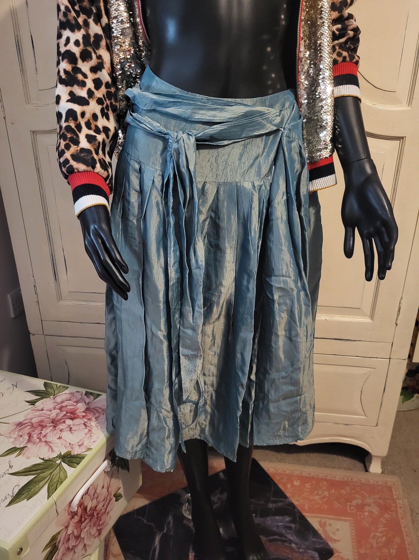 Sea Green Midi Skirt