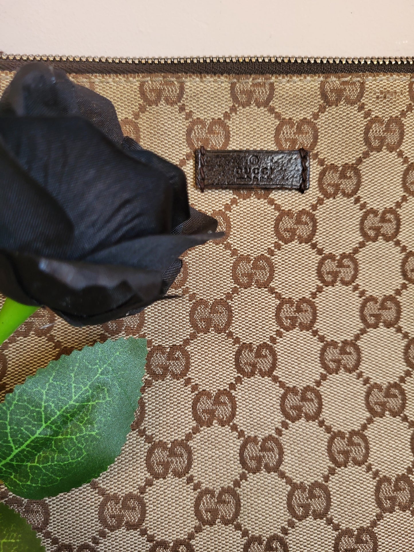 Vintage Gucci GG Monogram Shoulder Bag