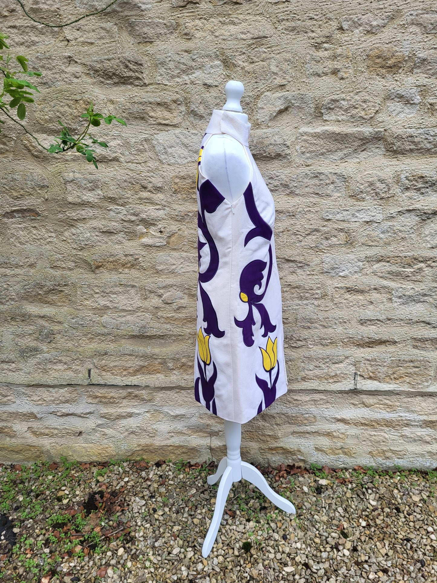 RARE Vintage Gianni Versace Wool Mini Dress