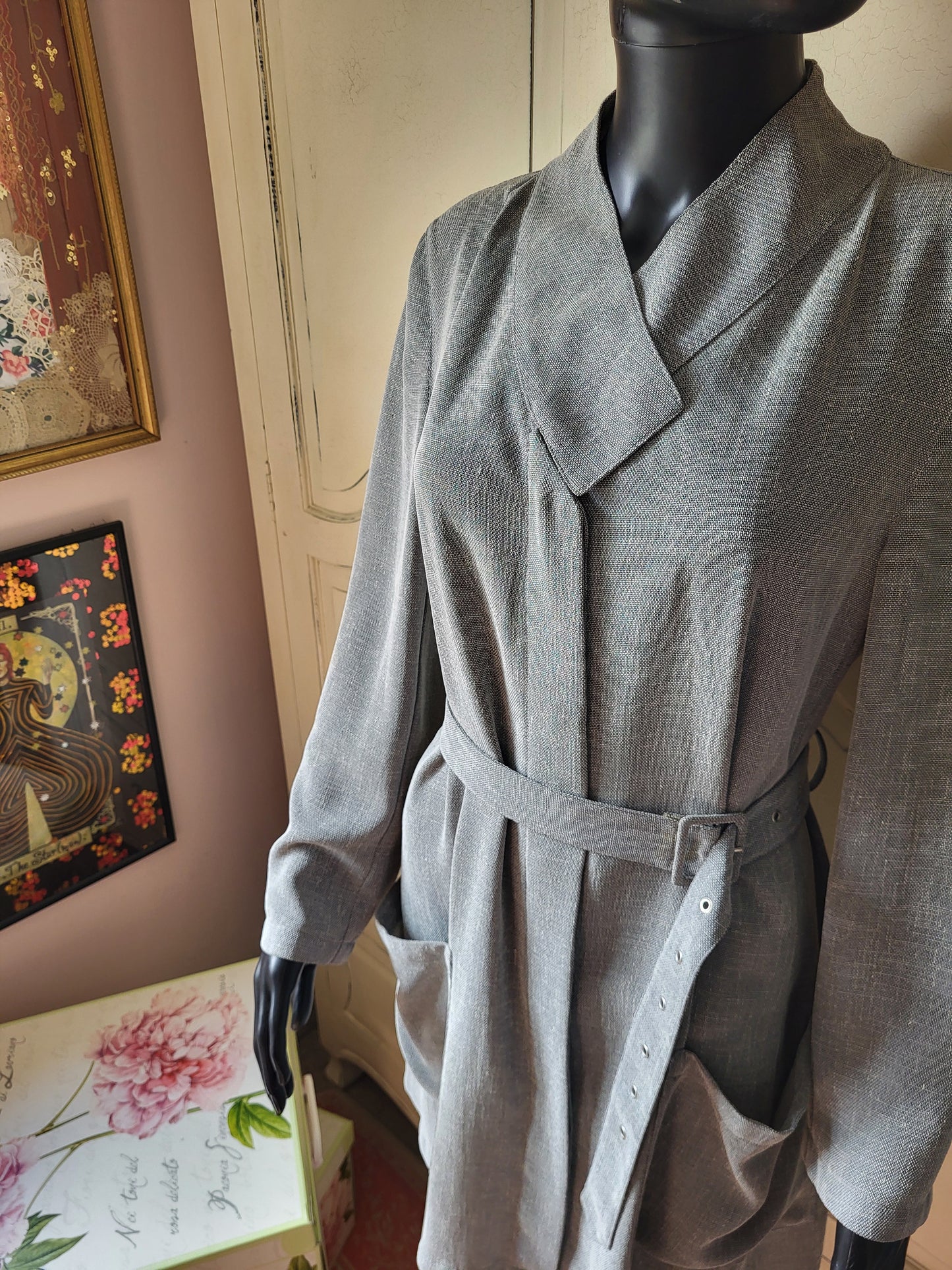 Emporio Armani Belted Jacket Dress