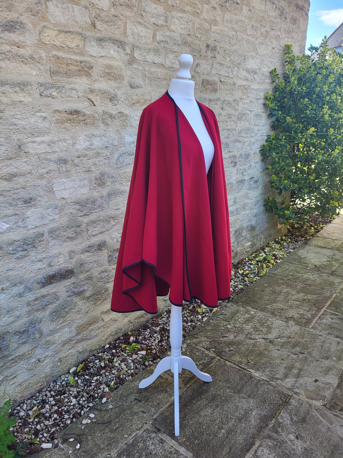 RARE Vintage Yves Saint Laurent Wool Cape
