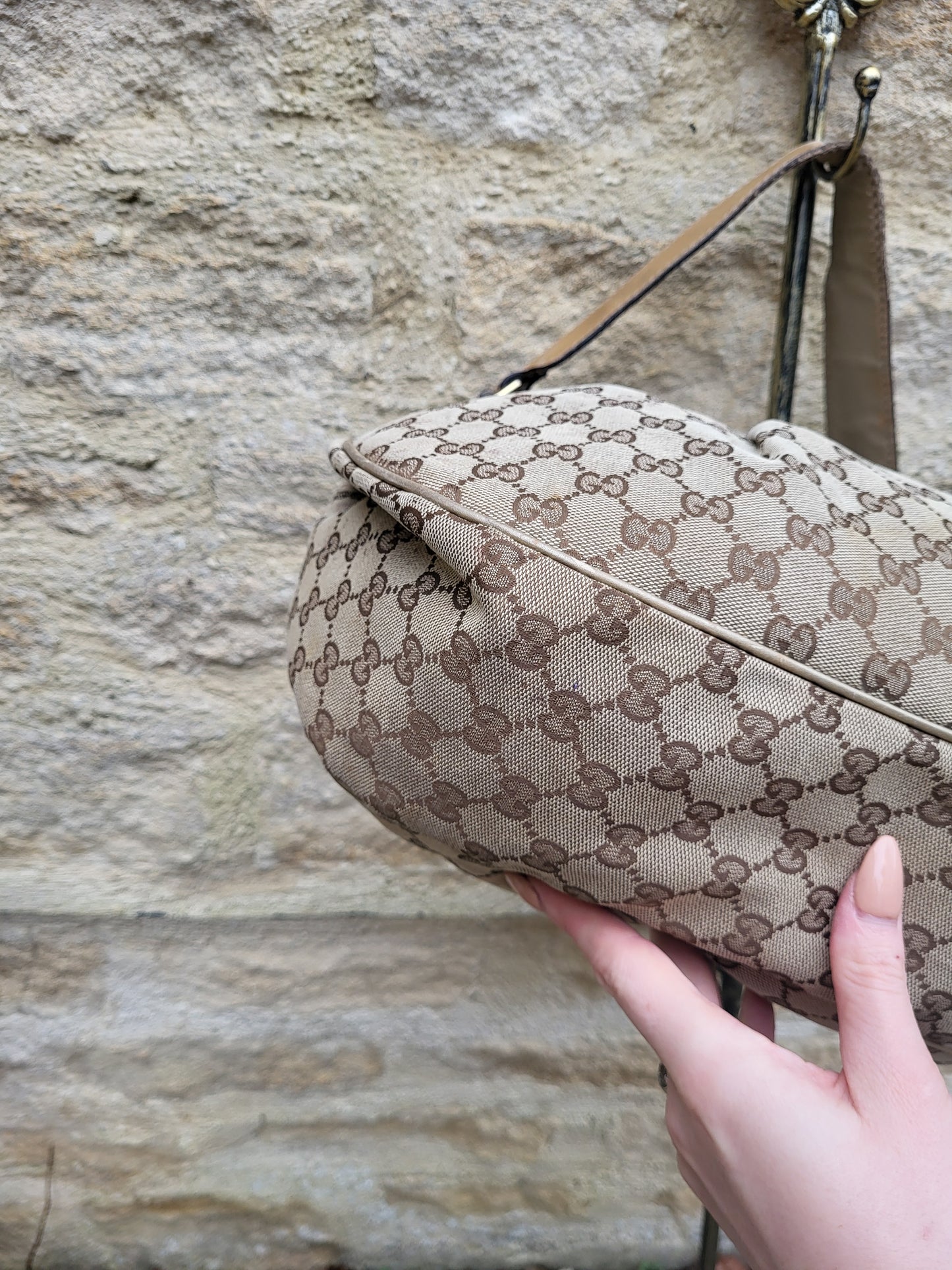 Vintage Gucci Sukey GG Monogram Hobo Bag