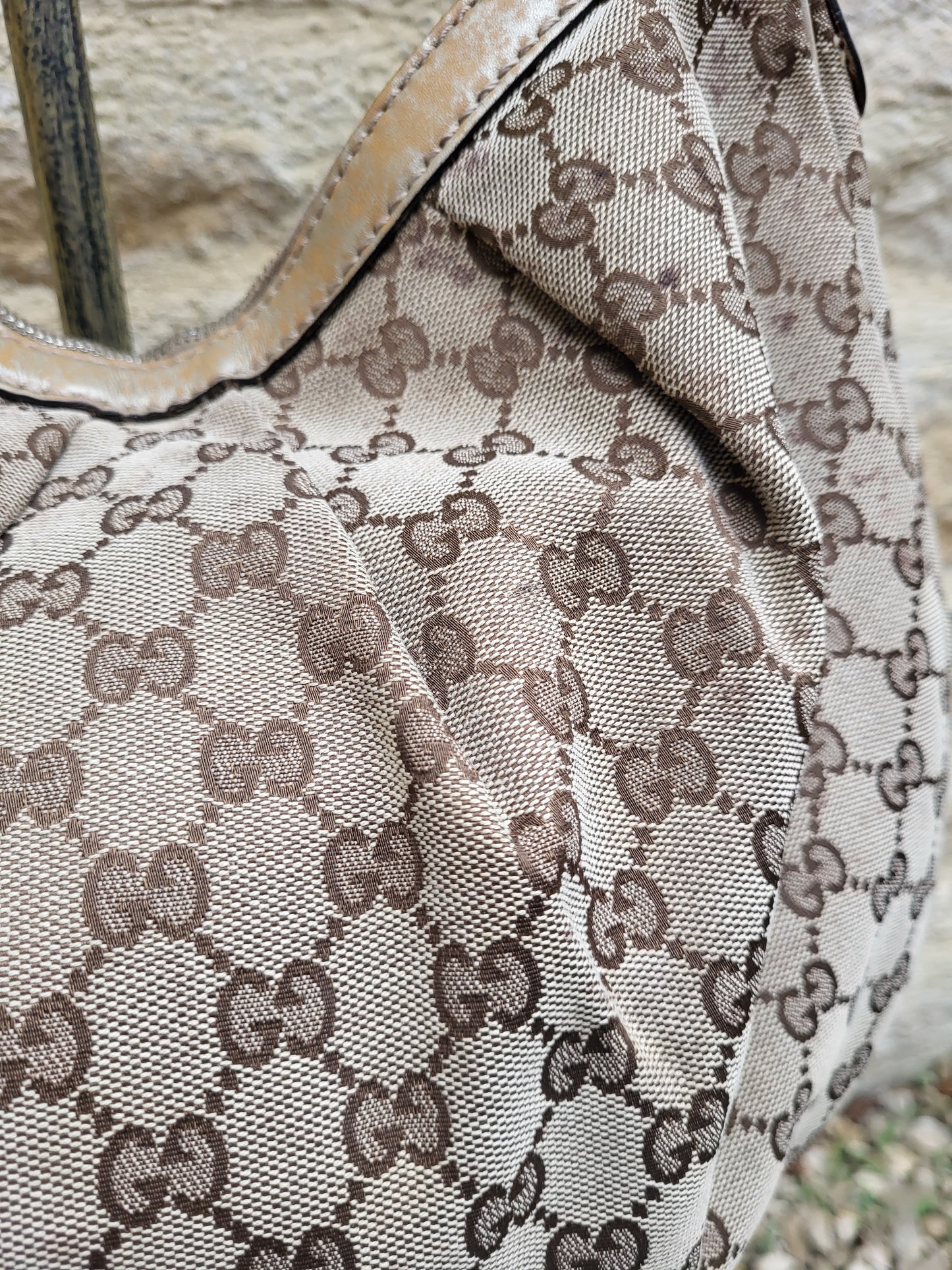 Vintage Gucci Sukey GG Monogram Hobo Bag