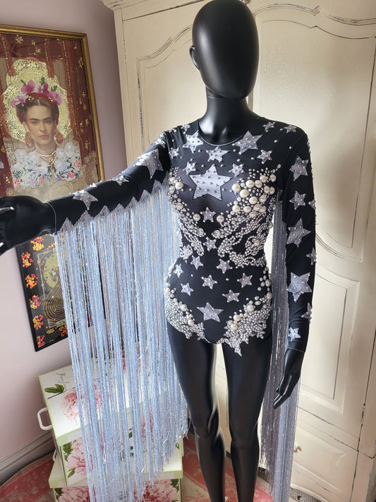 Born in Stockholm Star Fringe Bodysuit