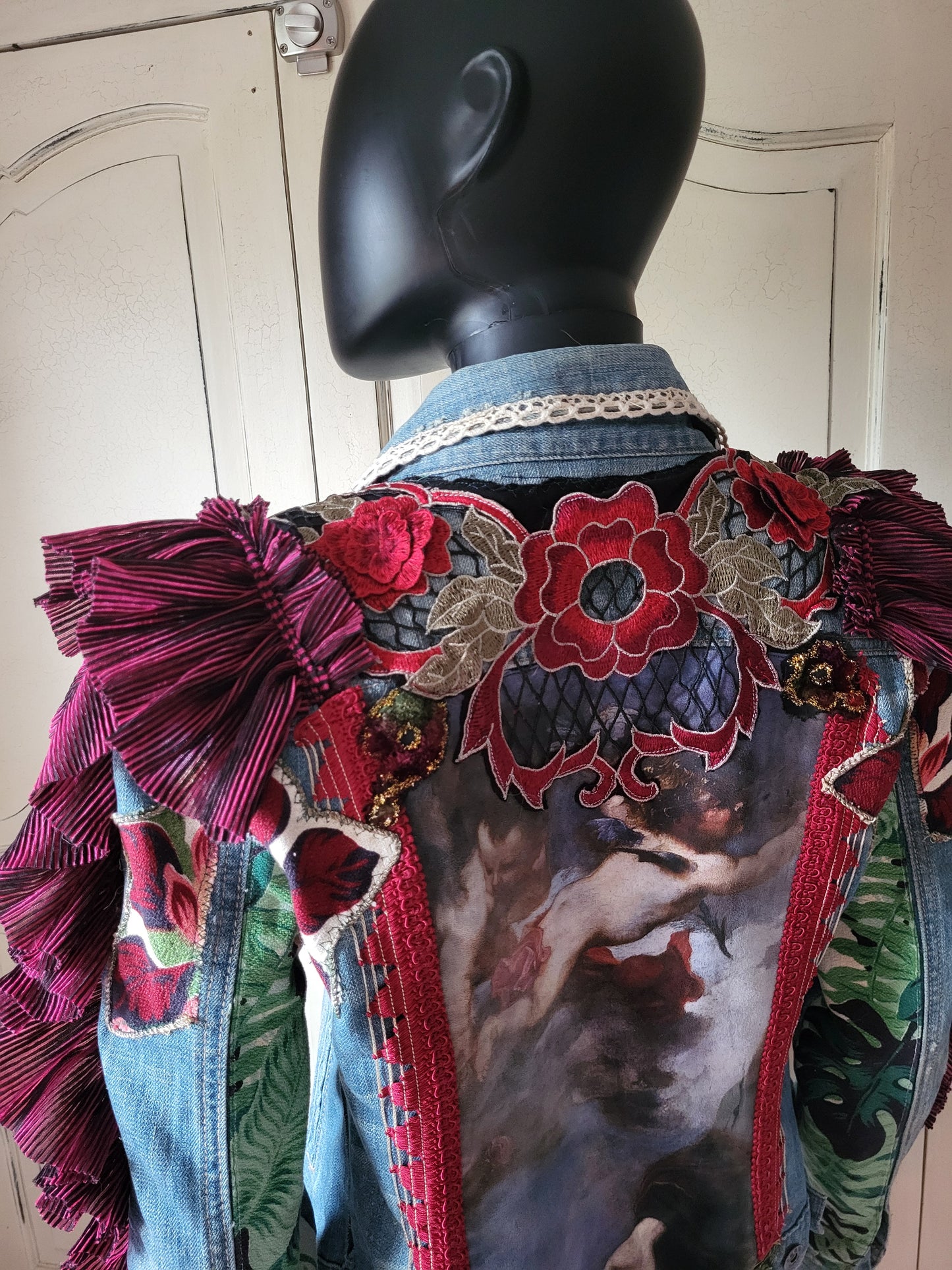 Vintage Embroidered Denim Jacket