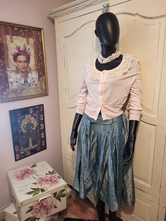 Sea Green Midi Skirt