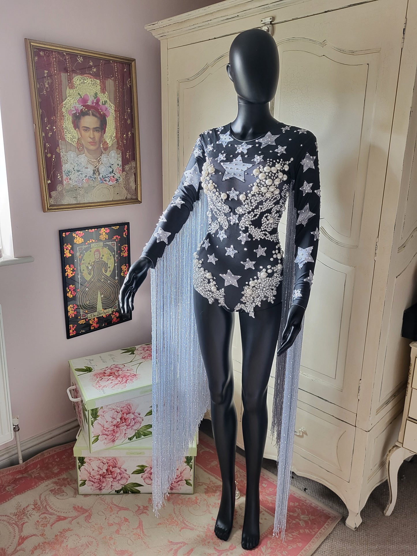 Born in Stockholm Star Fringe Bodysuit