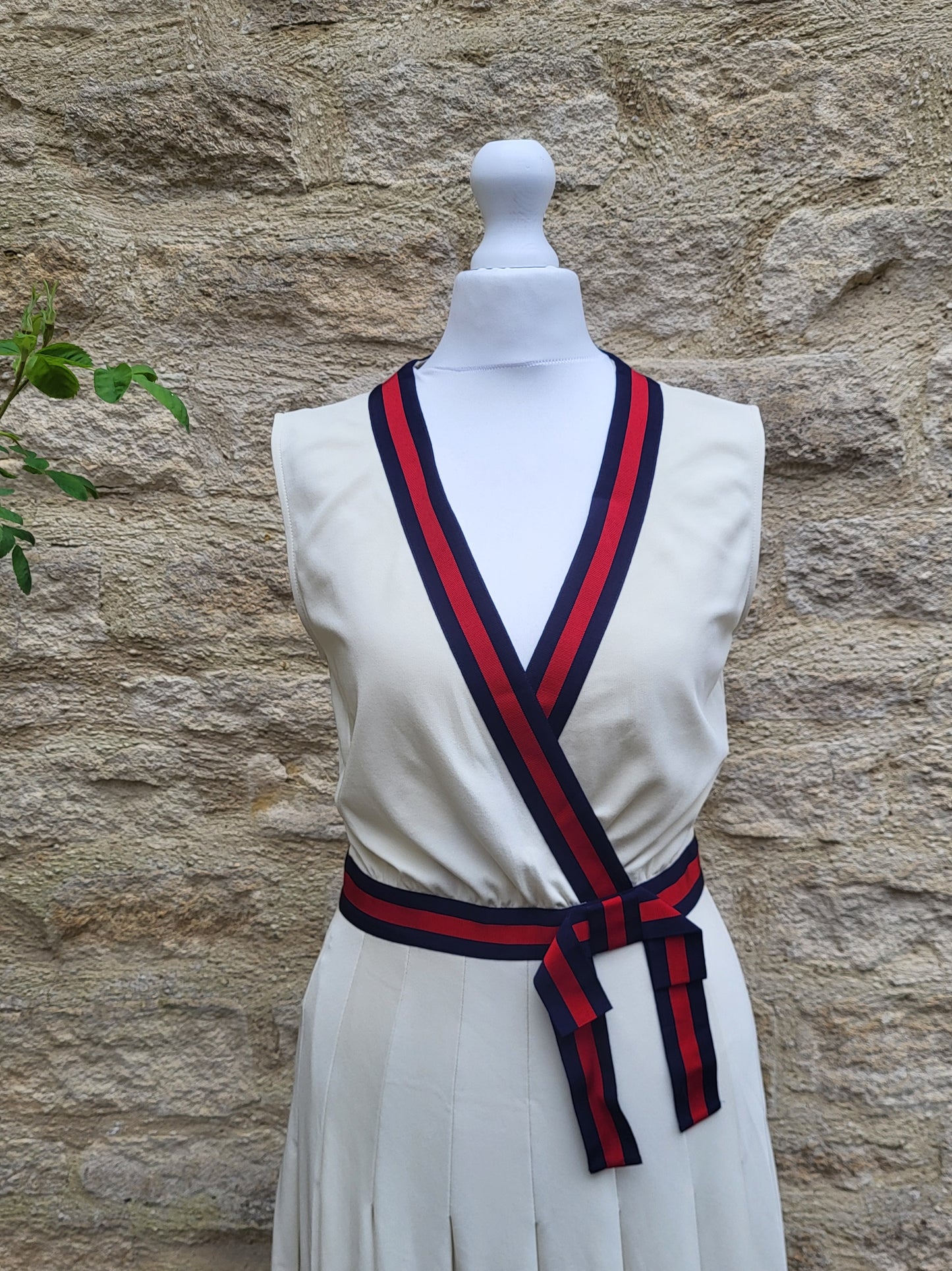 Gucci Alessandro Michele Cream Pleated Dress BNWT