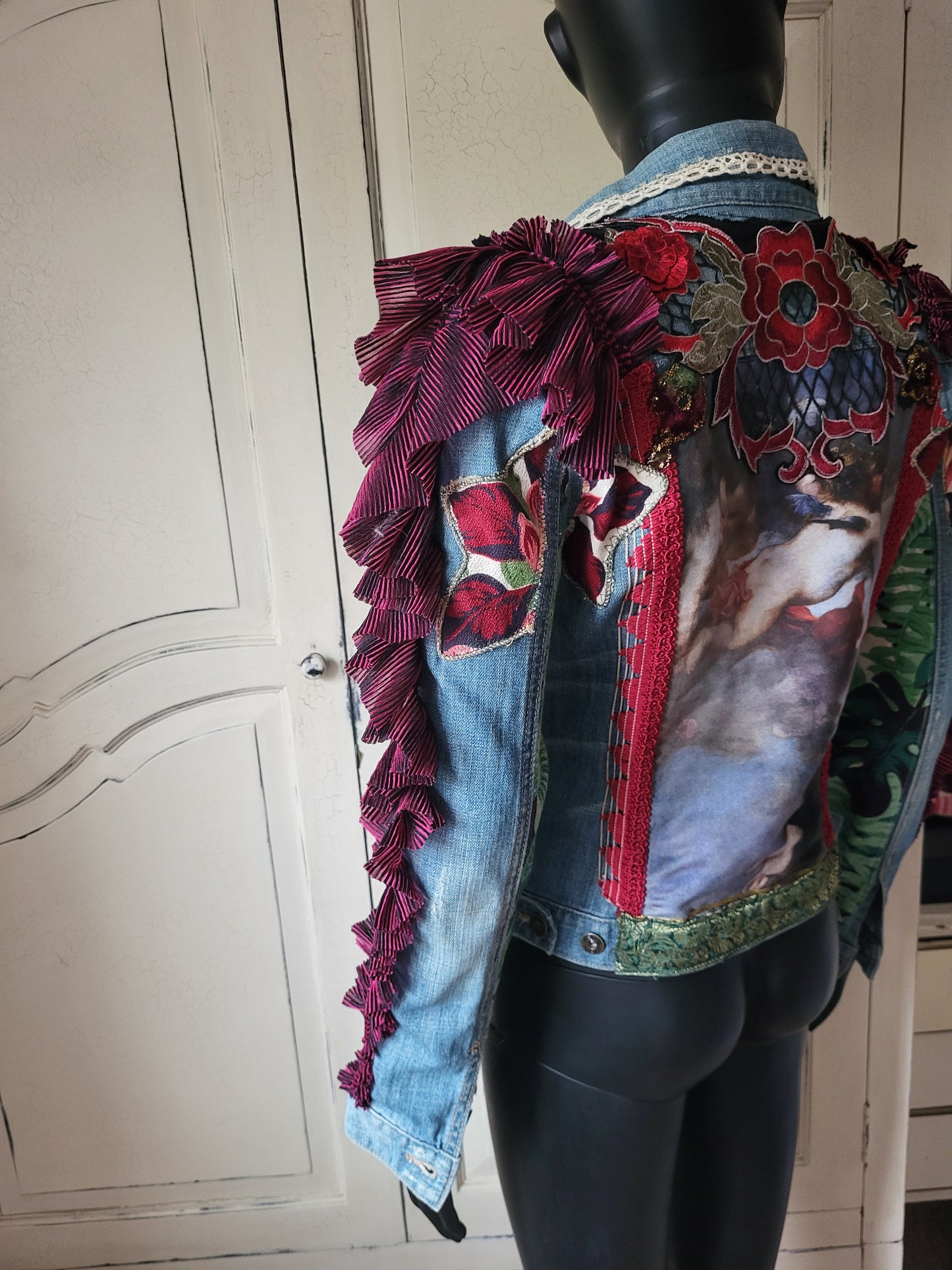 Vintage Embroidered Denim Jacket