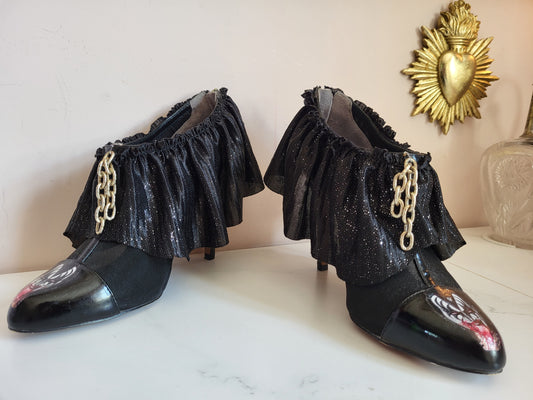 Hand-Customised One-of-a-kind KISS Rock Couture Boots