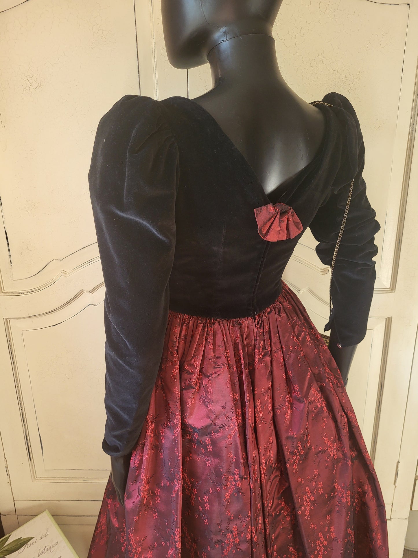 Vintage 1990s Custom-Made Evening Dress