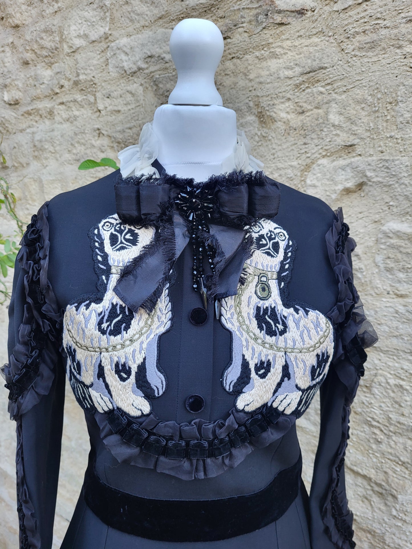 Gucci Alessandro Michele Beaded Bosco & Orso Dress