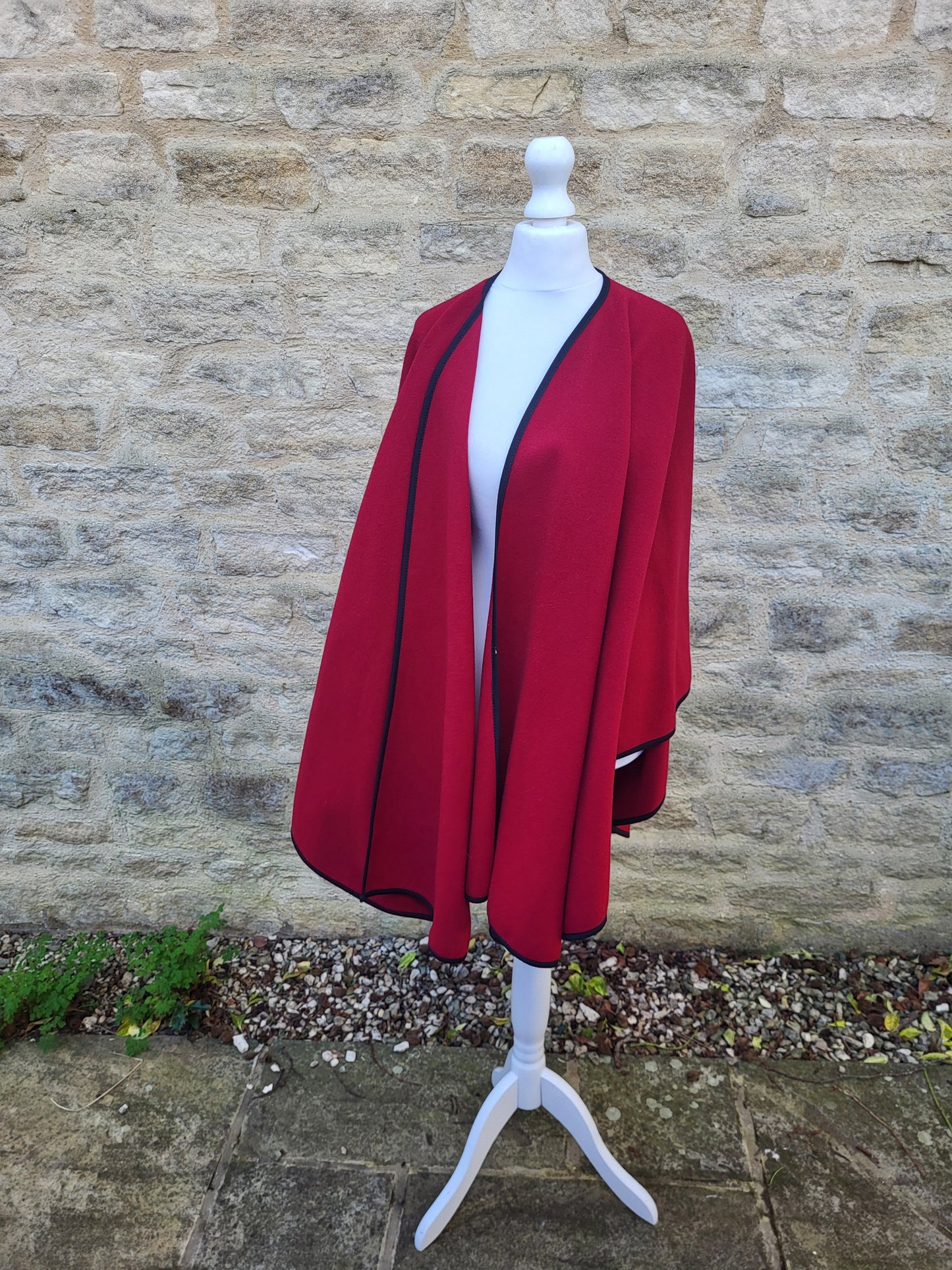RARE Vintage Yves Saint Laurent Wool Cape