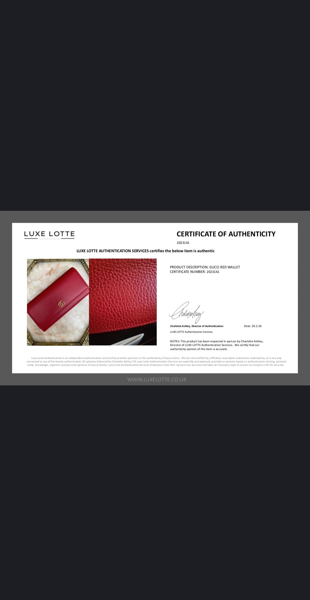 Gucci Red Purse BNWOT