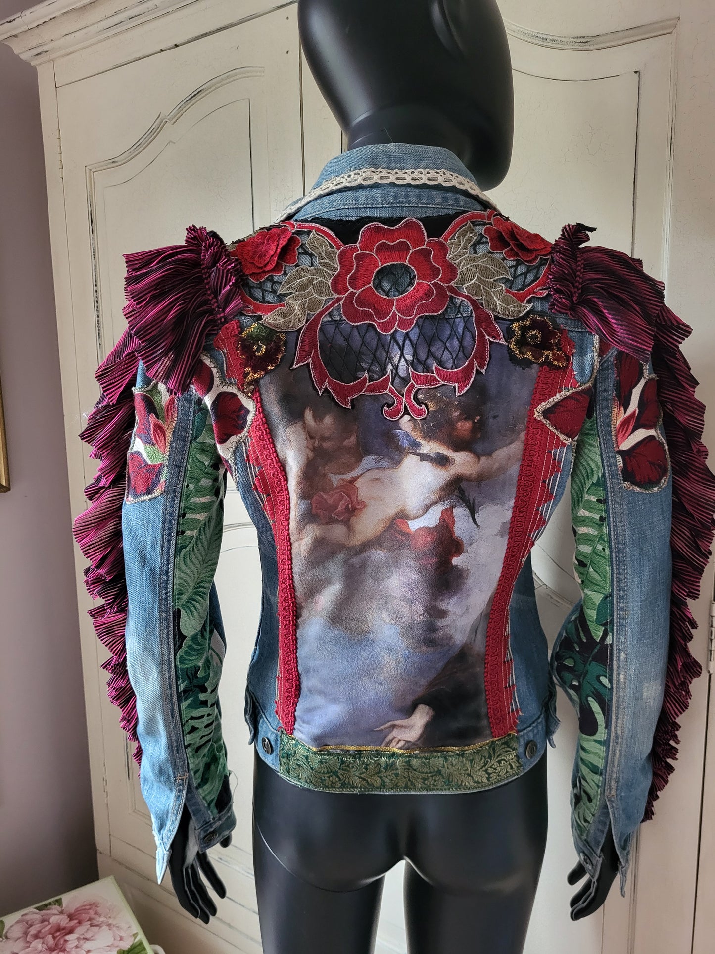Vintage Embroidered Denim Jacket