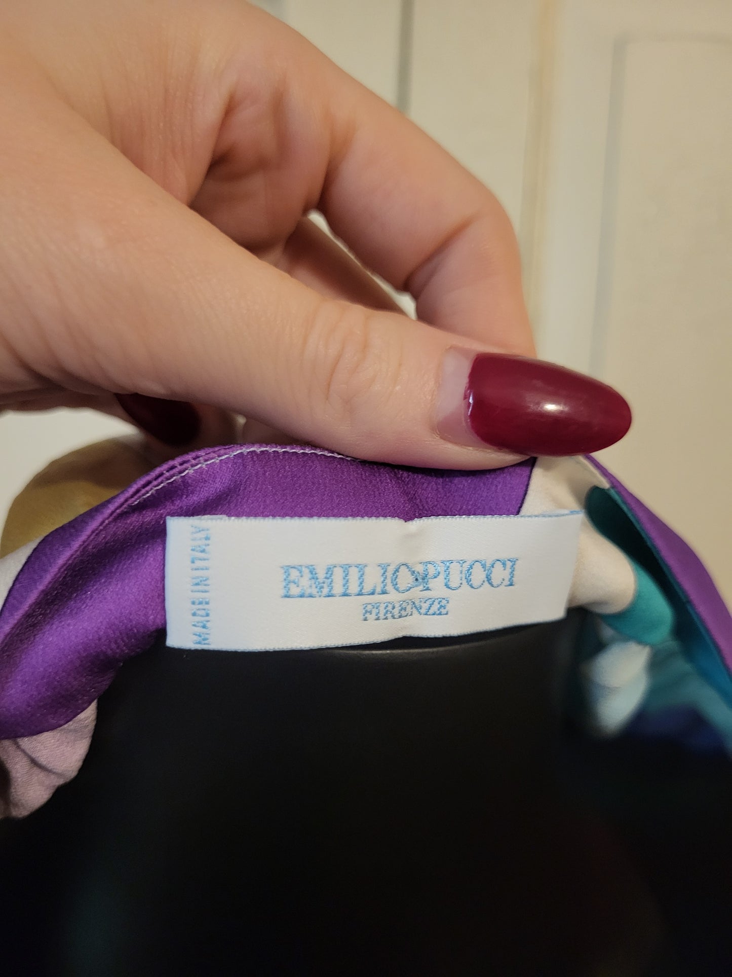 Emilio Pucci 100% Silk Multicolour Mini Dress