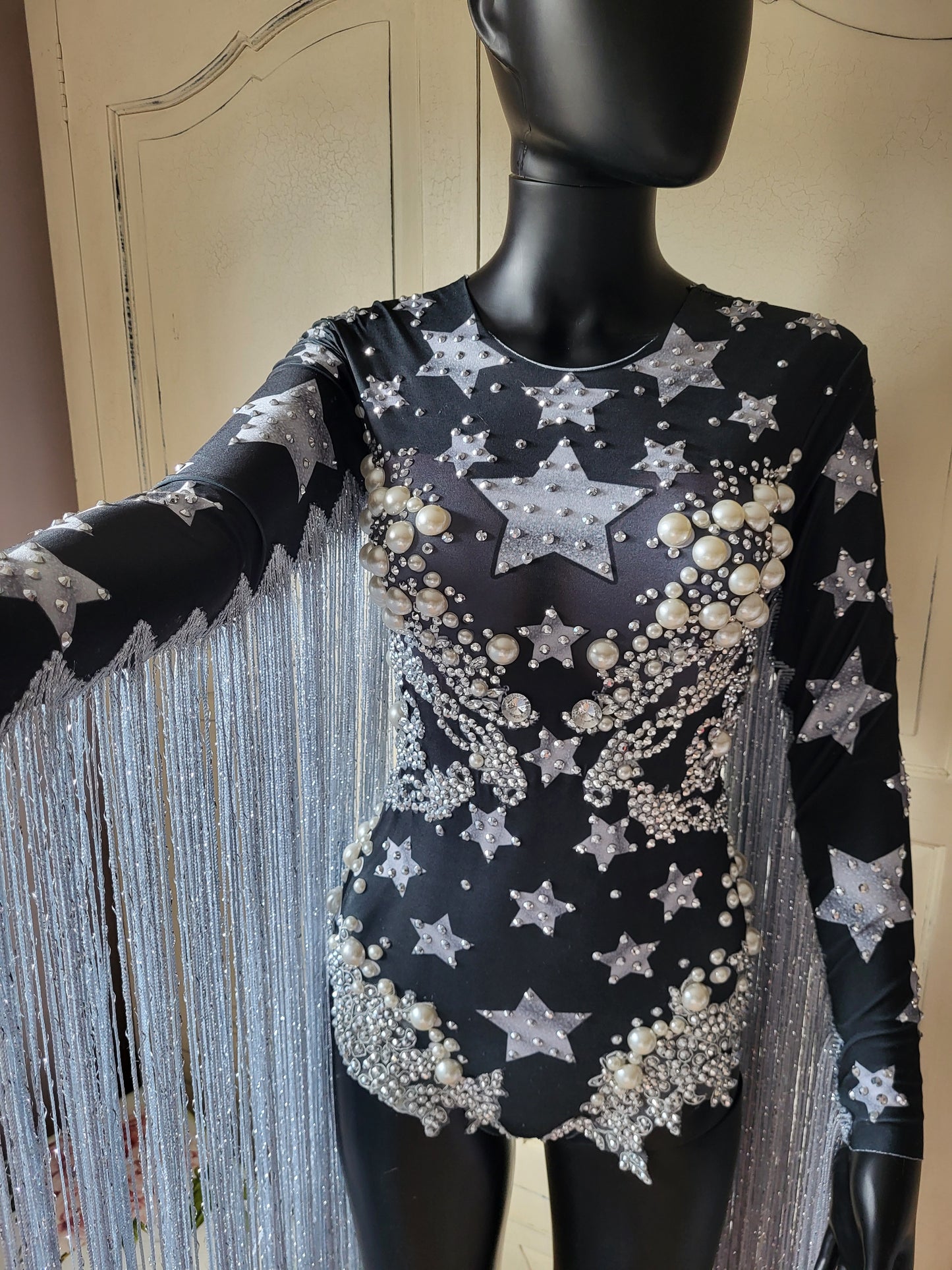 Born in Stockholm Star Fringe Bodysuit